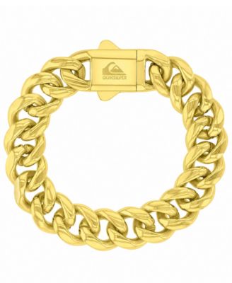 Men's Miami 18k Yellow Gold-Plated Cuban Chain Bracelet