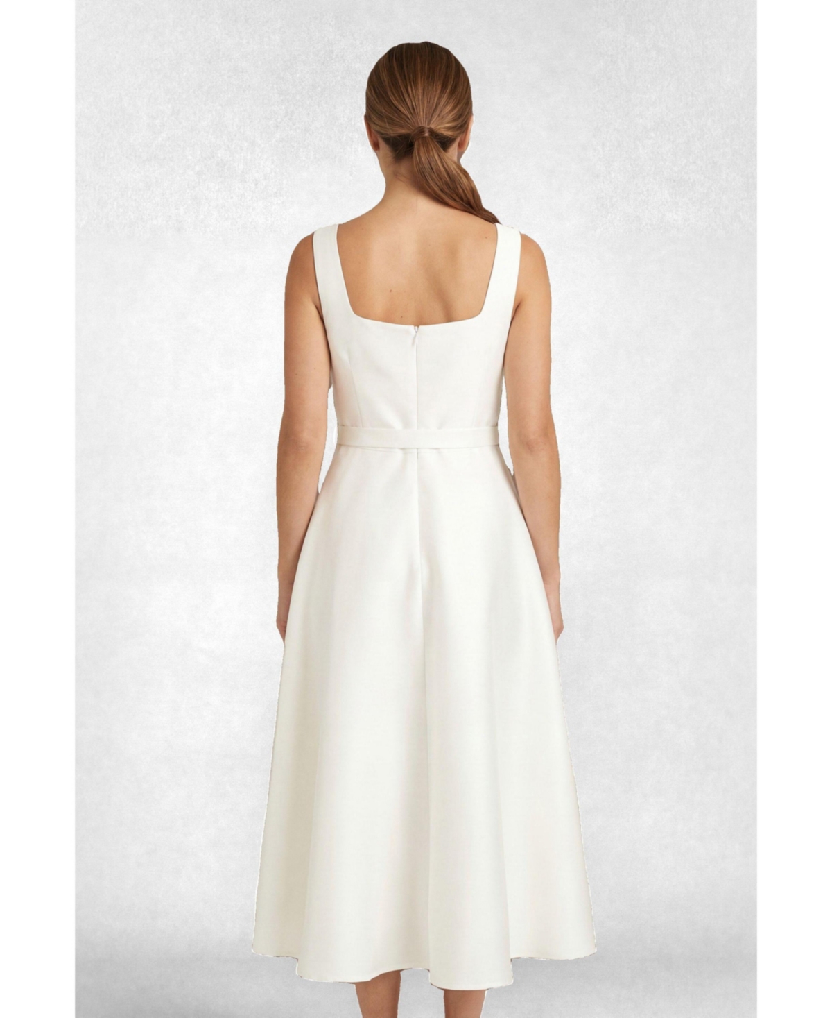 Coast Women's Belted A-Line Midi Dress