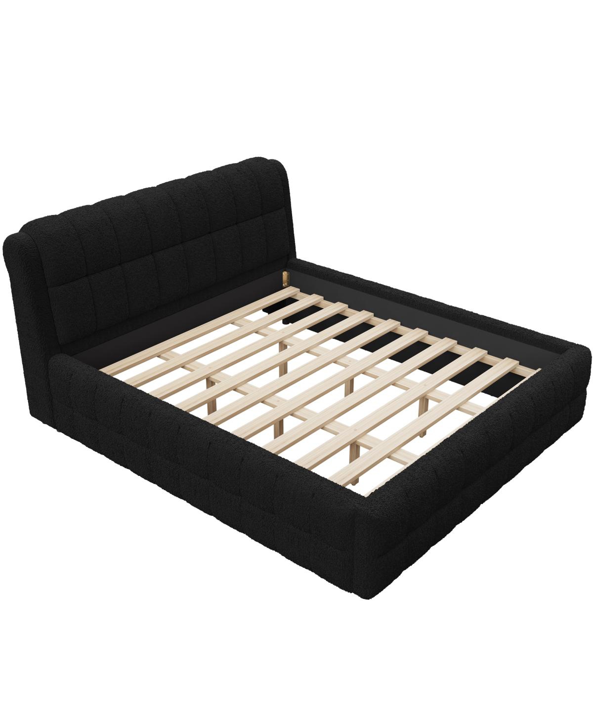 Streamdale Furniture California King Size Upholstered Platform Bed