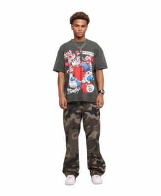 Men's Washed Camo Pants