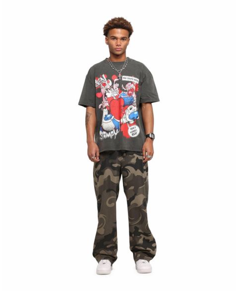 Мужские брюки XXIII Washed Camo, цвет: Красный