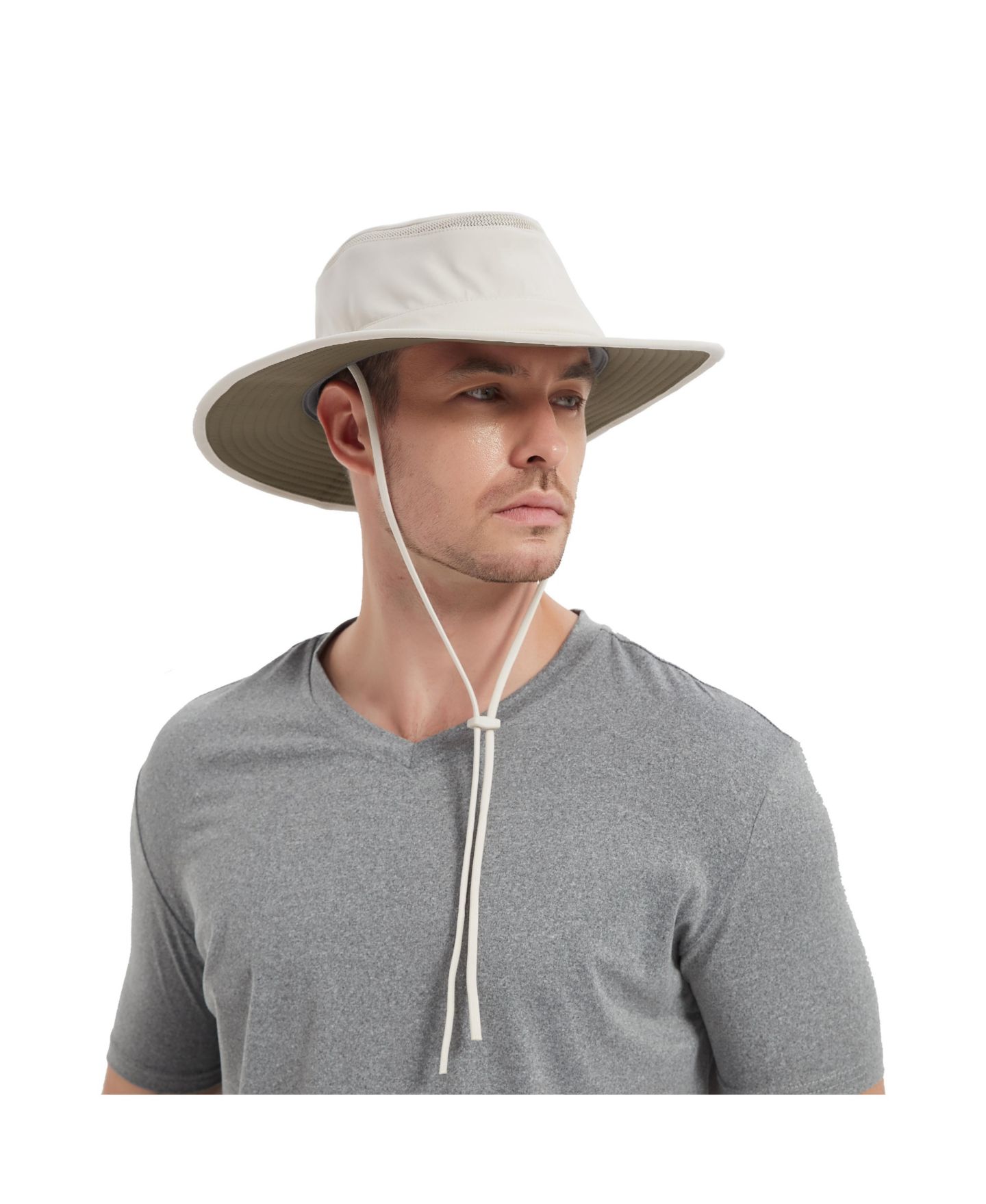 Мужской головной убор Kanut Sports Floatable Cimarron Safari Hat, цвет: Бежевый — фото 7