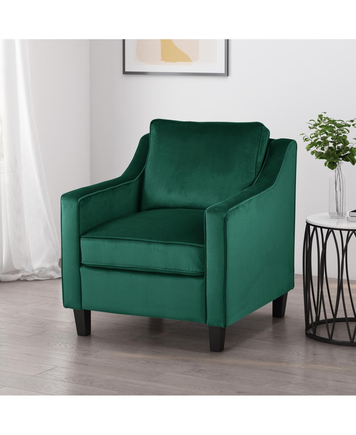 Streamdale Furniture Velvet Upholstered Club Chair