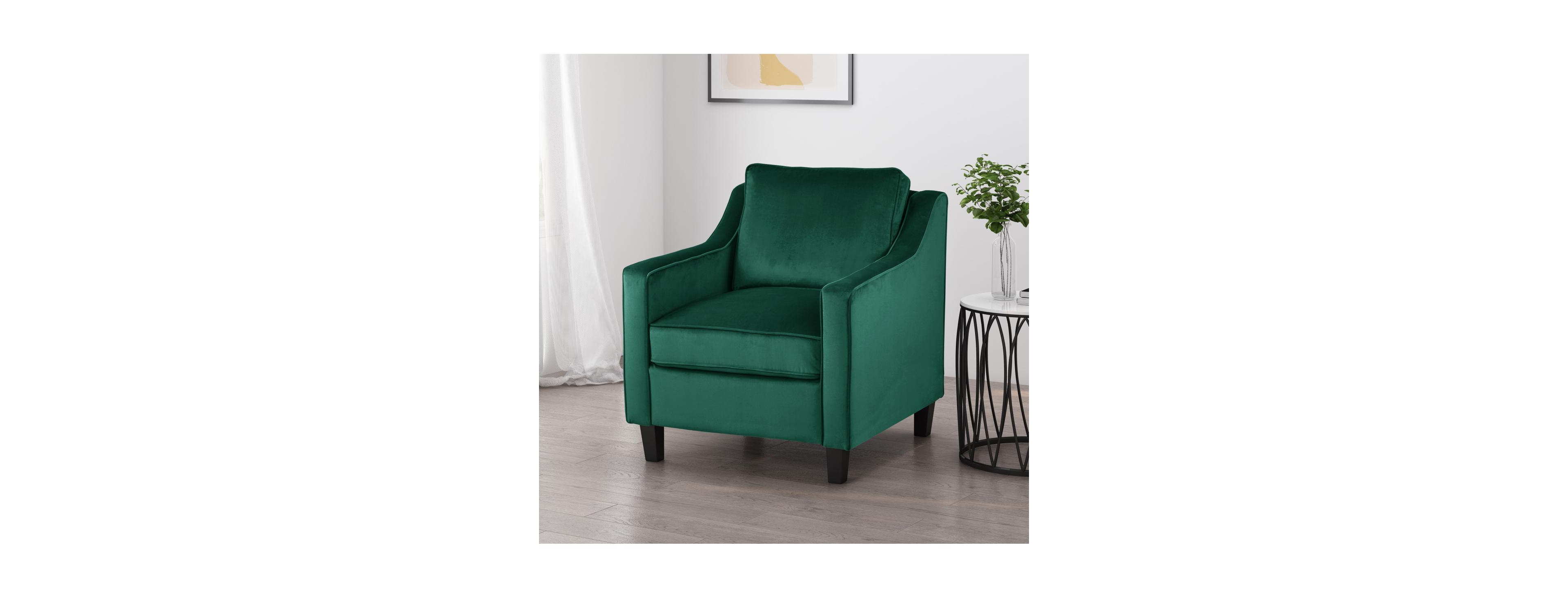 Streamdale Furniture Velvet Upholstered Club Chair