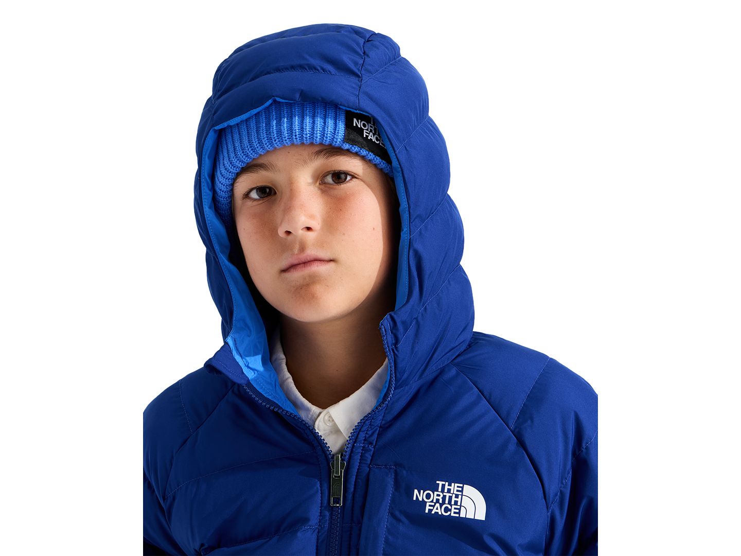 Куртка The North Face Reversible Long-Sleeve Hooded Jacket для мальчиков, цвет: Насыщенный синий — фото 4