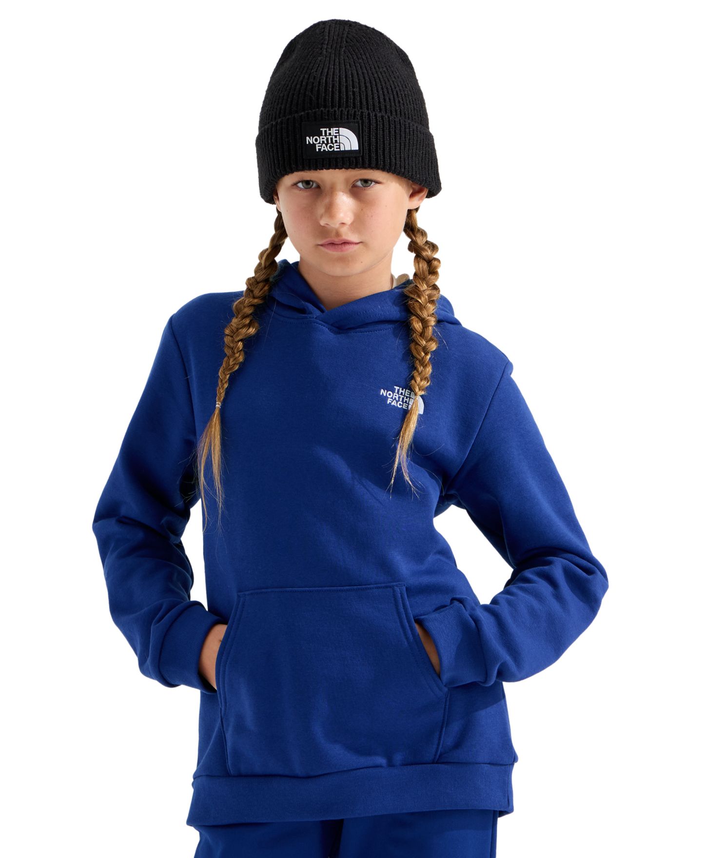 Детское худи The North Face Evolution Simple Dome Long-Sleeve Pullover, цвет: Насыщенный синий — фото 2
