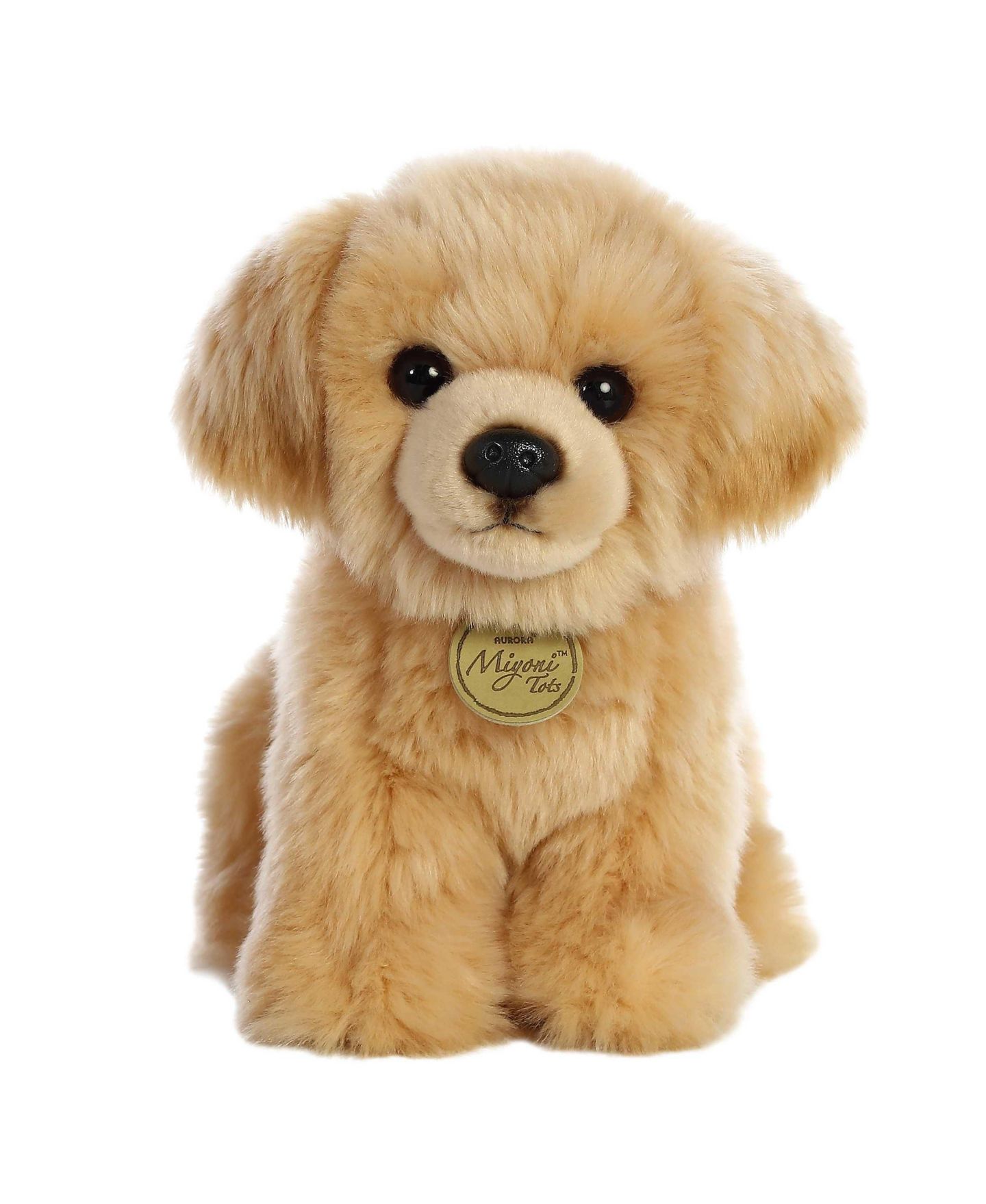 Детская мягкая игрушка Aurora Golden Retriever Pup Miyoni Tots Adorable Plush Toy 11 Inch — фото 3