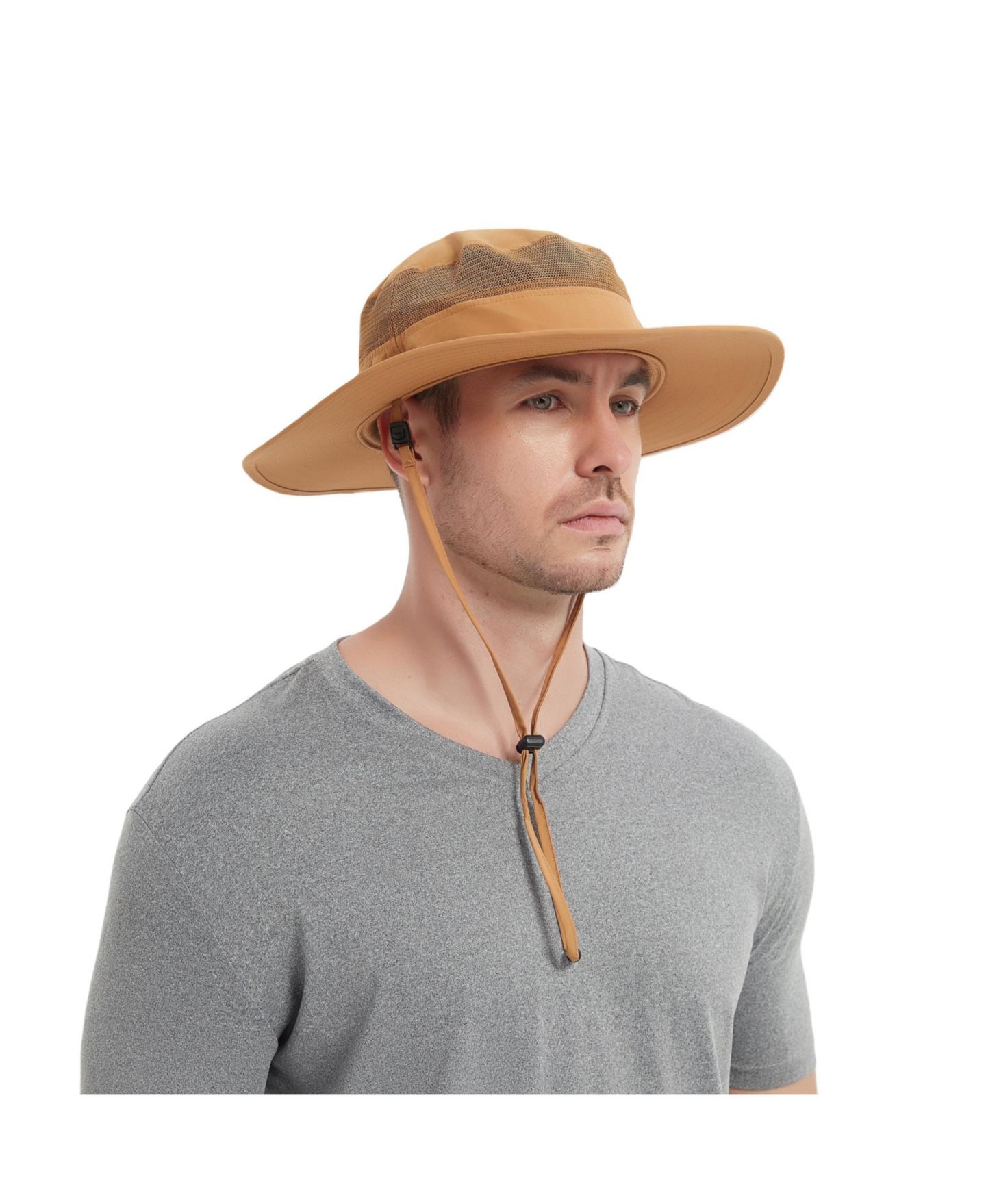 Мужской головной убор Kanut Sports Unisex Keya Packable Boonie Hat Classic Fit, цвет: Верблюжий — фото 3