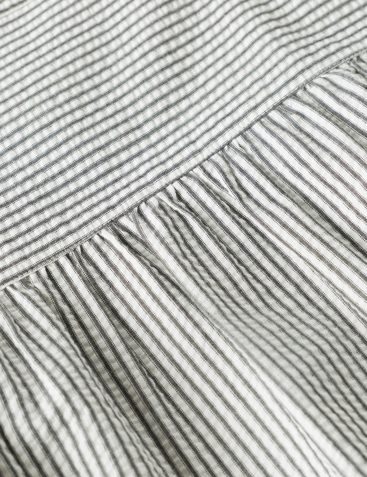 Женская рубашка Whistles Seersucker Stripe, цвет: Белый / Разноцветный — фото 5