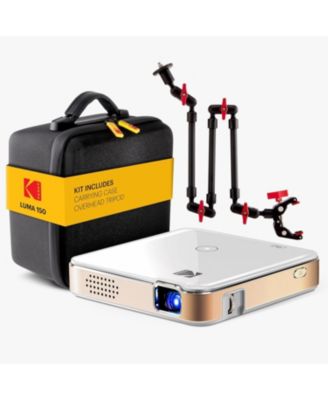 Luma 150 Pico Projector, Rechargeable Ultra Mini Projector with Overhead Tripod & Case