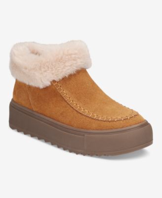 Women's Kamillaa Suede Platform Round-Toe Booties