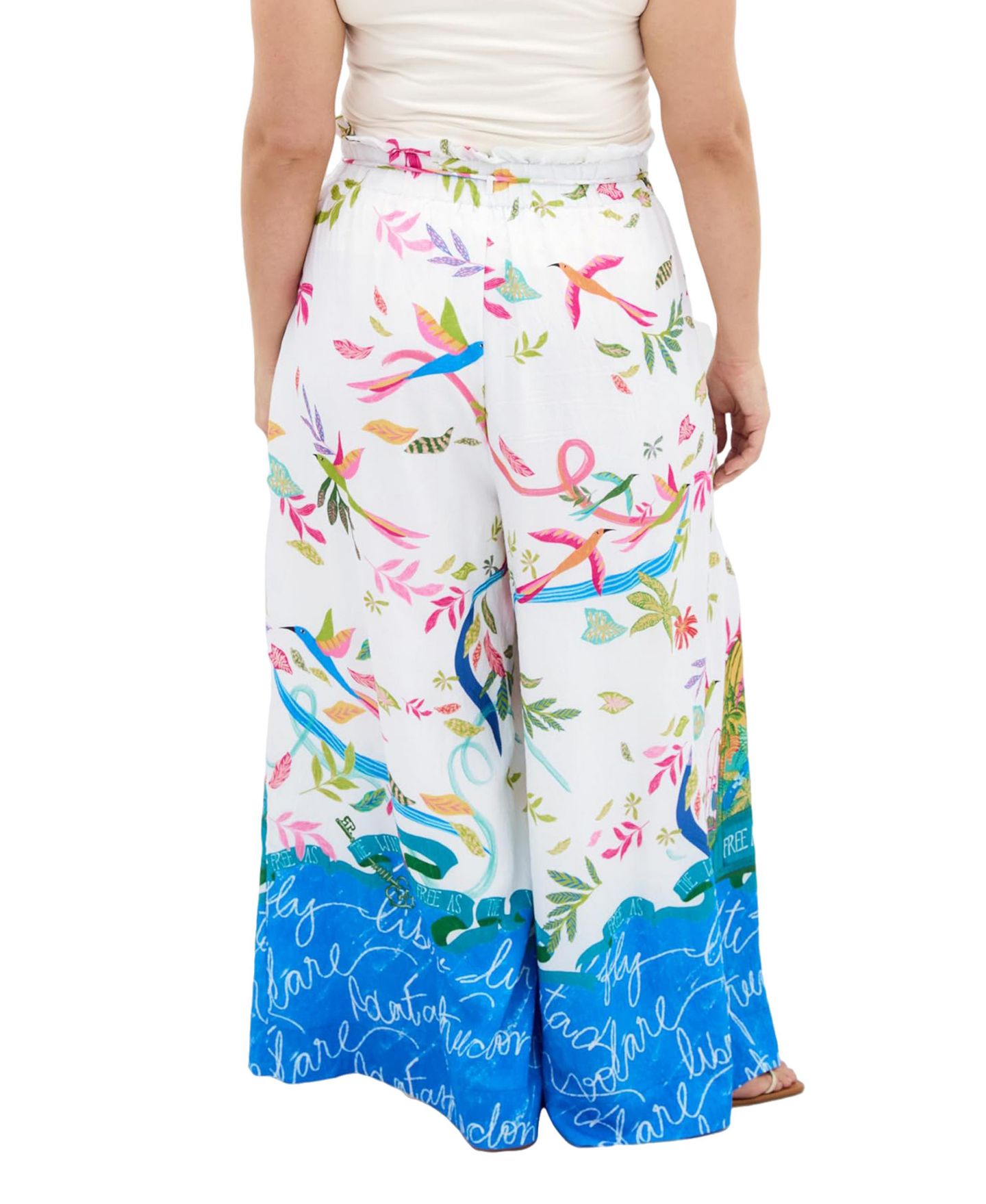 Женские брюки CITY CHIC Plus Size Free Spirit Print Wide Leg — фото 2