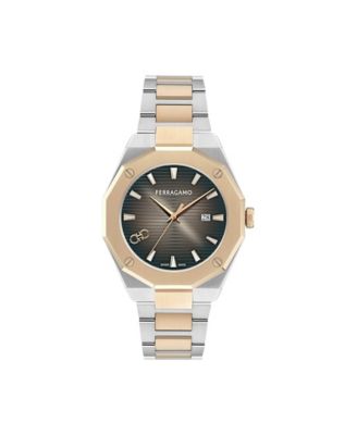 Men's Edge Two-Tone Stainless Steel Bracelet Watch 40mm