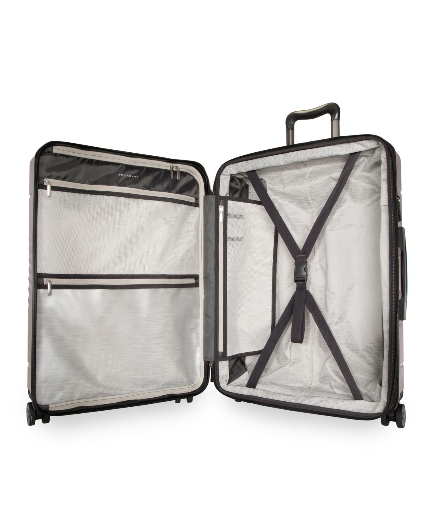 Чемодан Ricardo Cabrillo 4.0 Medium Check-In Spinner Suitcase, цвет: Сливочный кремовый — фото 5
