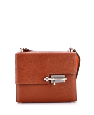 Mini Verrou Bag Chevre Mysore and Canvas