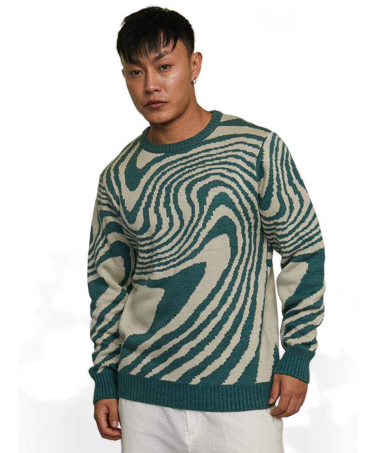 Cahoot Men's Campus Sutra Fluid Pullover Sweater - Green