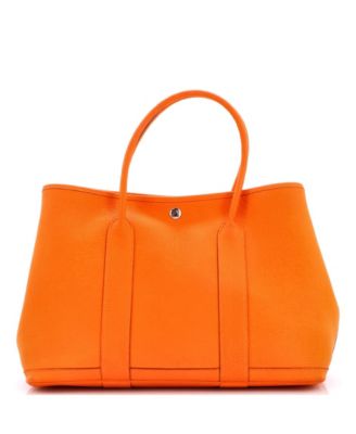 36 Garden Party Tote Leather with Printed Interior