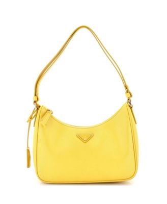 Mini Re-Edition Hobo Saffiano Leather