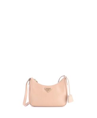 Mini Re-Edition Hobo Saffiano Leather