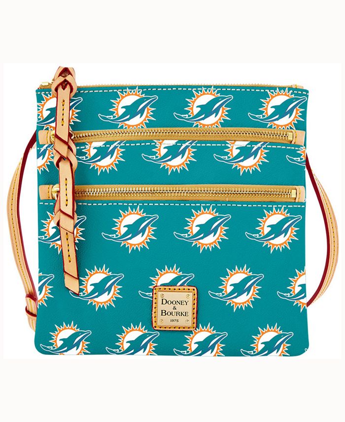 Dooney & Bourke Miami Dolphins TripleZip Crossbody Bag Macy's