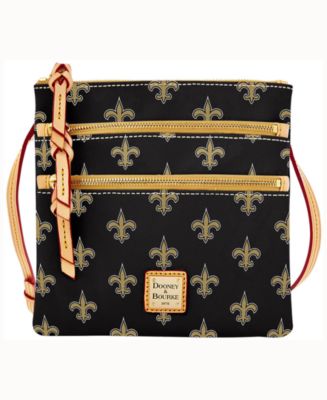 Dooney Bourke New Orleans Saints Triple Zip Crossbody Bag Macy s