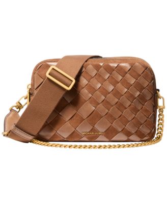 Bryant Medium Double Zip Chain Camera Crossbody Handbag