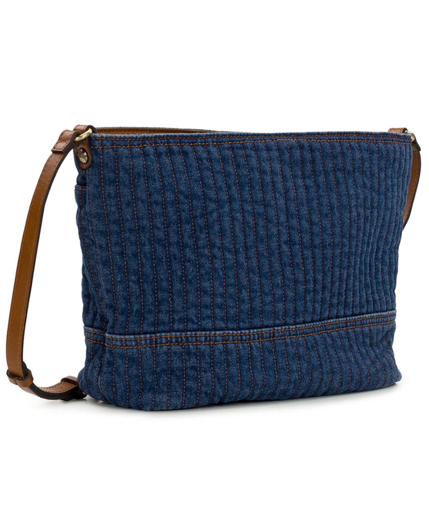 Женская сумка Patricia Nash Thora Small Quilted Denim Crossbody, цвет: Джинсовый — фото 3
