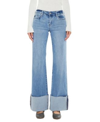 Women's Emma Mid Rise Wide Flare Jeans