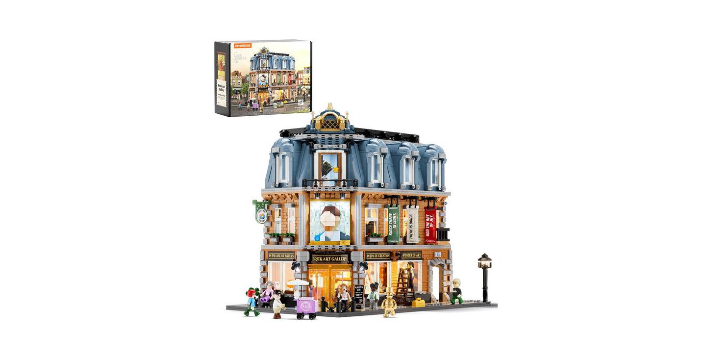 Детский конструктор Lumibricks Brick Art Gallery Lighted 3400-Piece Building Set, Ages 16+ — фото 1