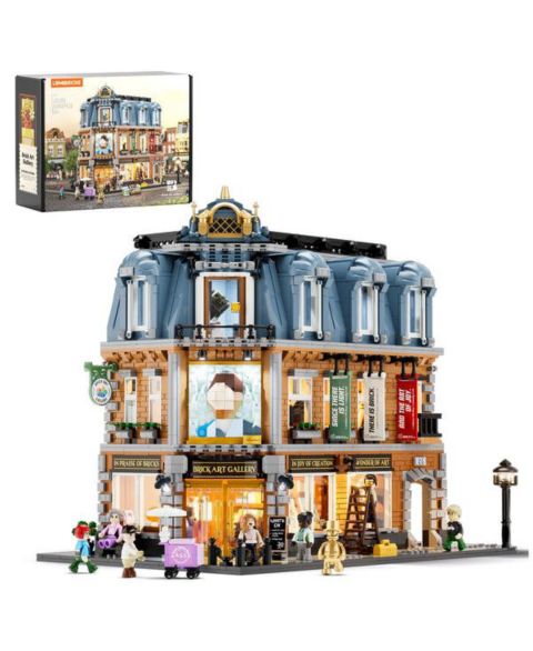Детский конструктор Lumibricks Brick Art Gallery Lighted 3400-Piece Building Set, Ages 16+