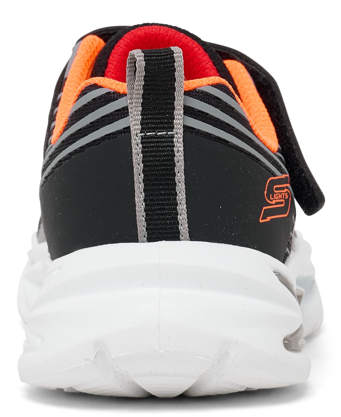 Детские кроссовки Skechers Lights Flex-Glow Ultra Prism-Pacer со светом, Finish Line, цвет: Чёрный — фото 4