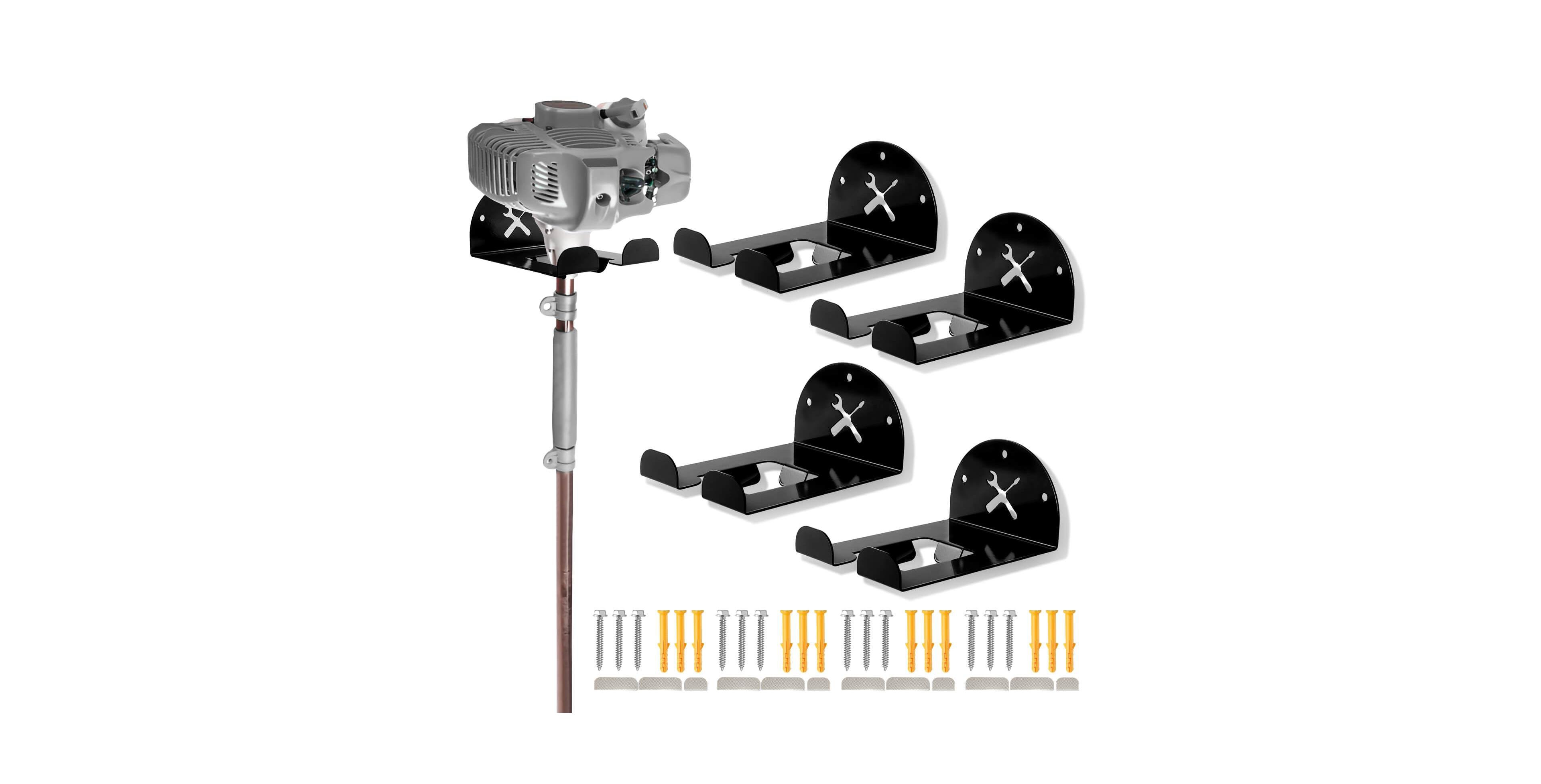 Xdovet Trimmer Rack Wall Mount Weed Eater Hanger Tool Organizer Hooks