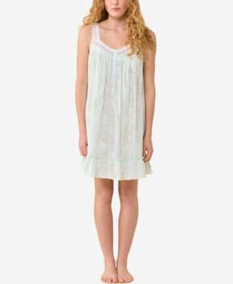 Women's Sleeveless Cotton Woven Lawn Chemise