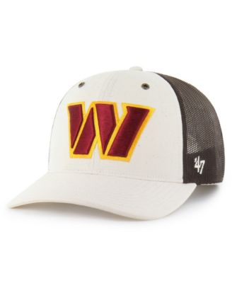 Carhartt x '47 Men's Natural/Brown Washington Commanders Undyed Trucker Adjustable Hat