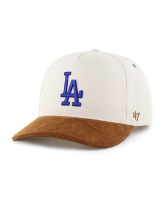 Carhartt x '47 Men's Natural/Brown Los Angeles Dodgers Undyed Relaxed Hitch Adjustable Hat