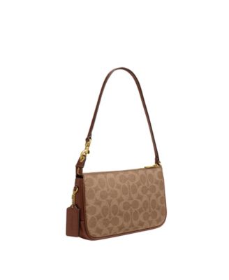 Plaza Small Signature Canvas Slim Shoulder Handbag thumbnail 3