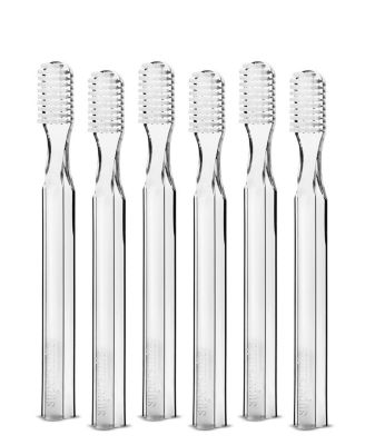 6 pack New Generation 45degree Toothbrush Clear