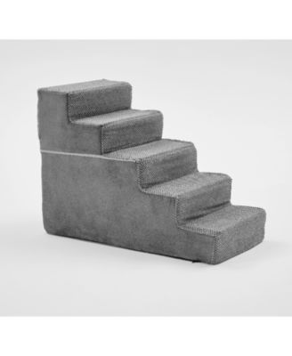 Staircase ramps designed for small dogs and cats, high-density foam curved pet steps, dog steps