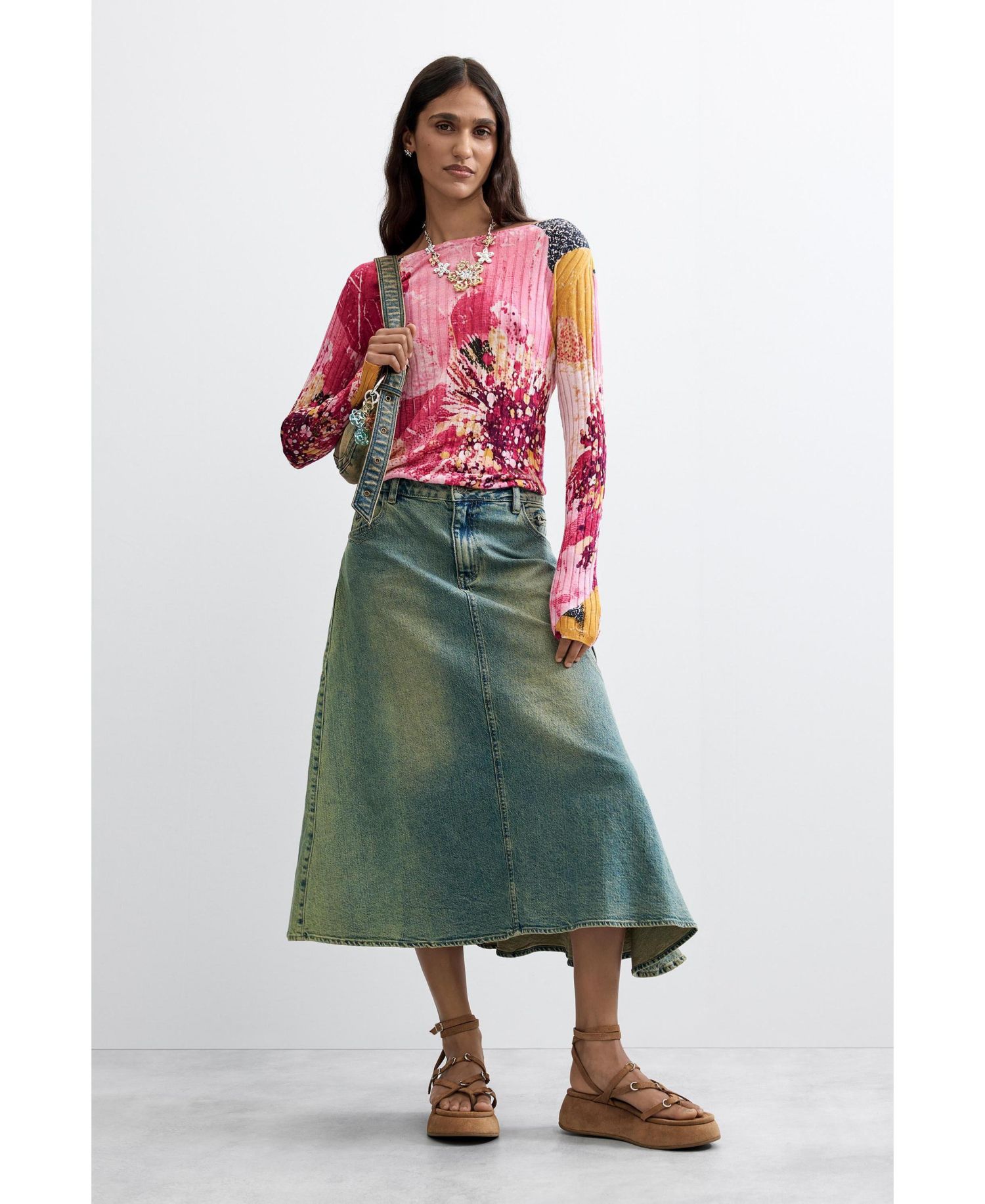 Women's Floral Printed Sweater