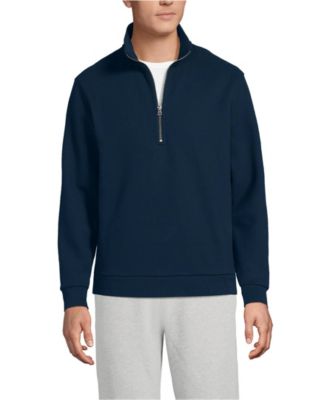 Lands' End Men's Long Sleeve Serious Sweats Quarter Zip Sweatshirt