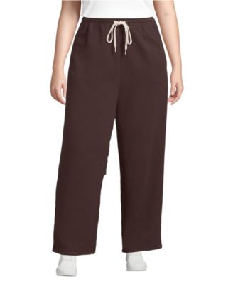 Plus Size Serious Sweats High Rise Relaxed Straight Leg Pants - Set Bottom