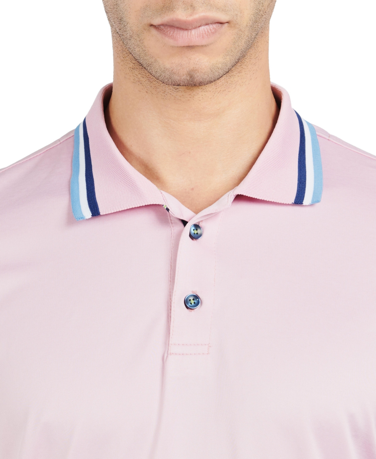 Society of Threads Men's Slim Fit Solid Polo