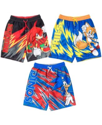 Sonic the Hedgehog Boys Swimwear Swim Trunks - Sonic blue multi