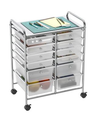 Utility Cart Rolling Craft Organizer Drawers