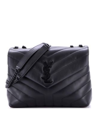 Small Loulou Shoulder Bag Matelasse Chevron Leather