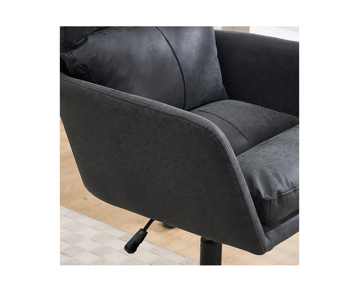 sumyeg Ergonomic Pu Leather Office Chair with High-Strength Metal Frame