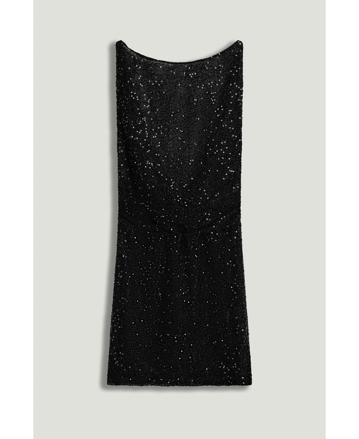 NOCTURNE Women's Sequin Open Back Mini Dress view 7 — MAYCSS fashion products