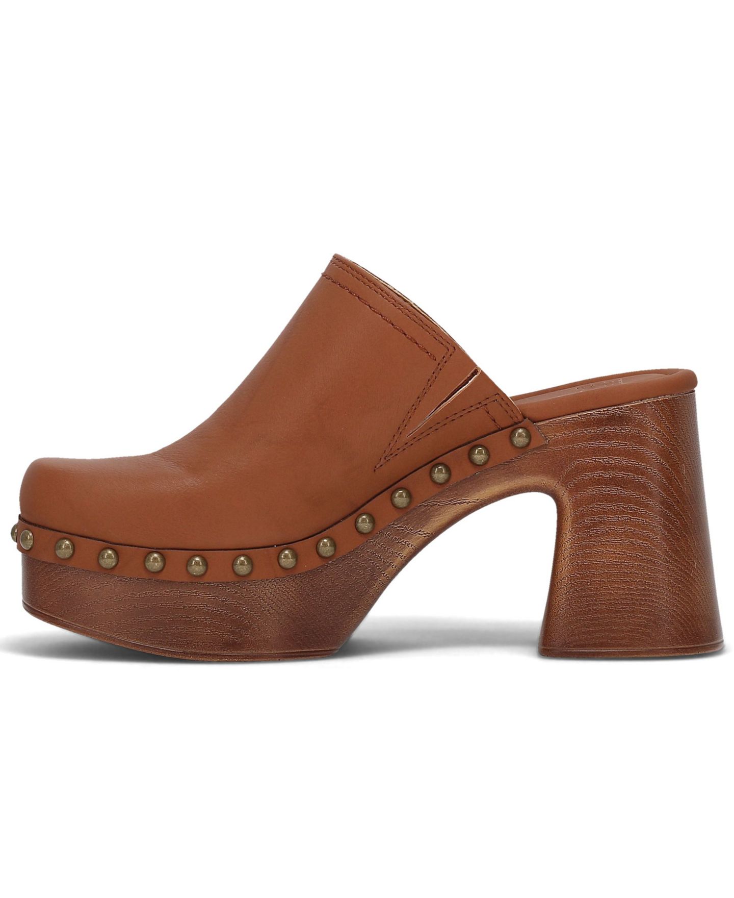 Женские сабо Frye and Co. Wylie Platform Mule, цвет: Седельно-коричневый — фото 6