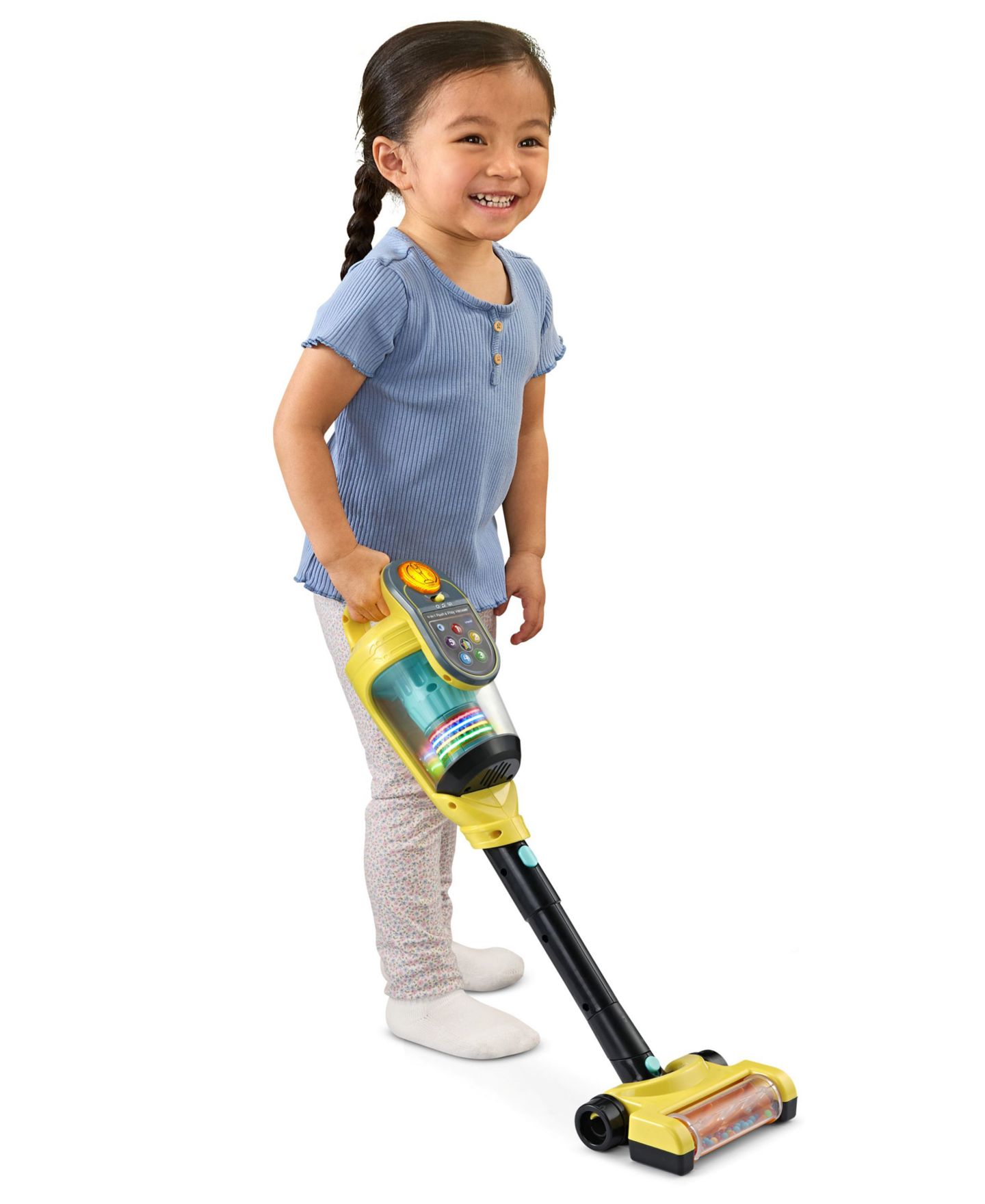 Детская игрушка VTech 4-in-1 Push & Play Vacuum, Ages 1.5+ — фото 4