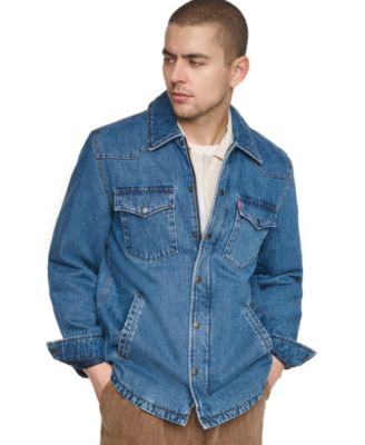 Men's Denim Filled Shacket